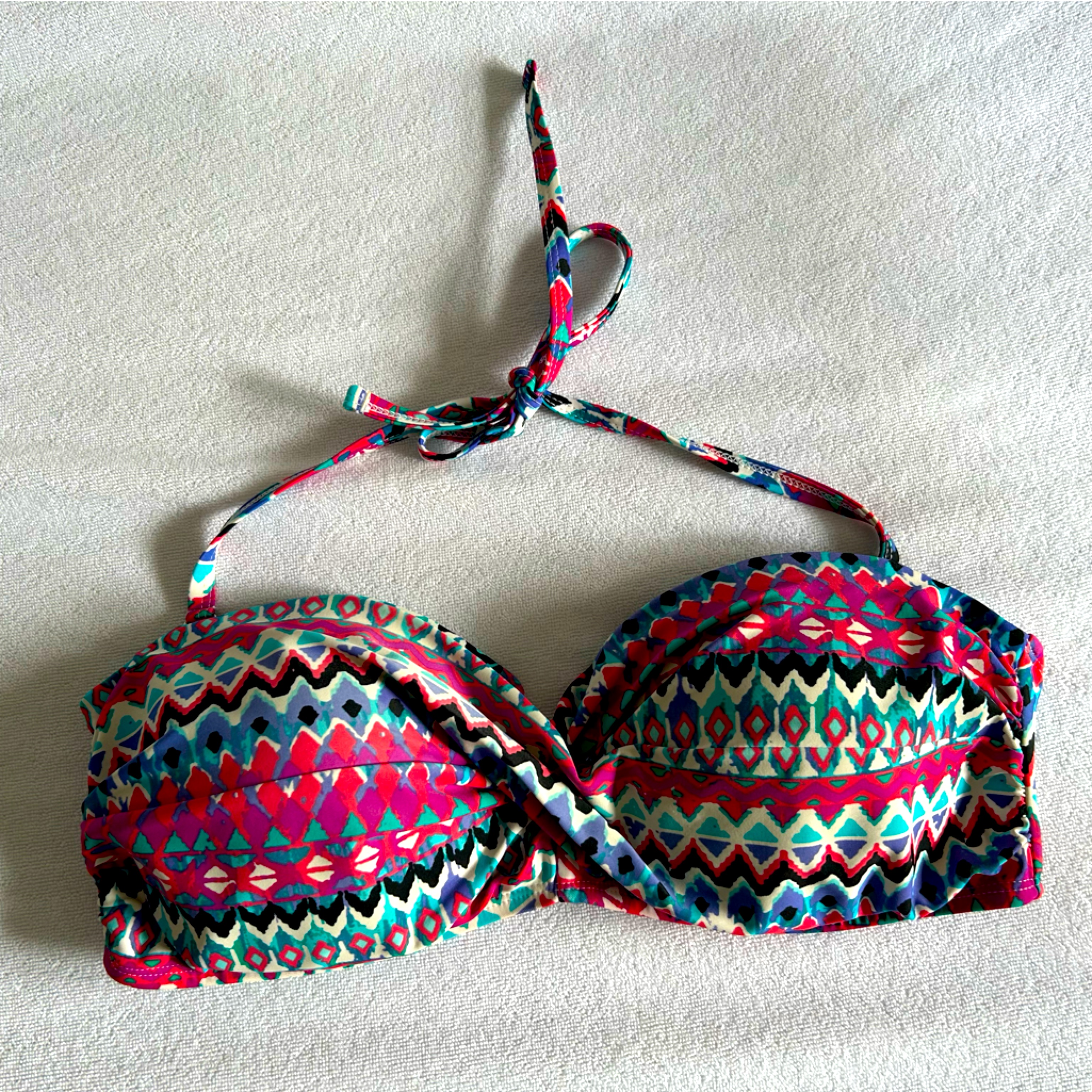 Patterned Bikini Top